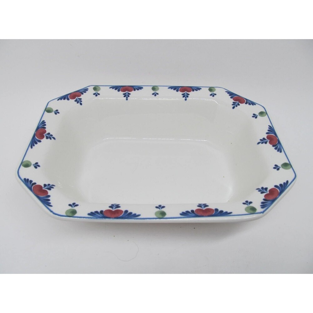 Adams Wedgwood Vintage Veruschka 9 1/2" Oval Serving Bowl VGC